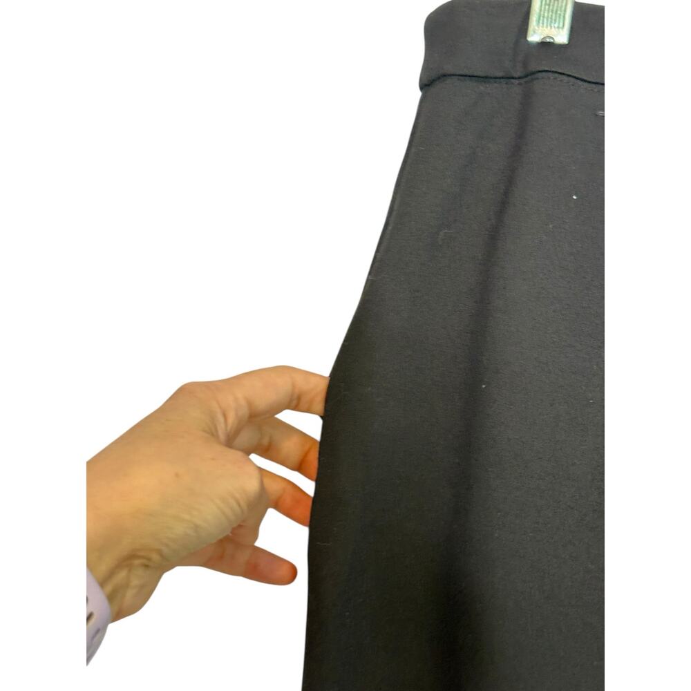 Rachel Zoe black wide legs pull on high waist pants size 10 - Picture 9 of 11